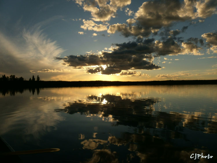 Sunset at Eagle Ridge Development, Sask